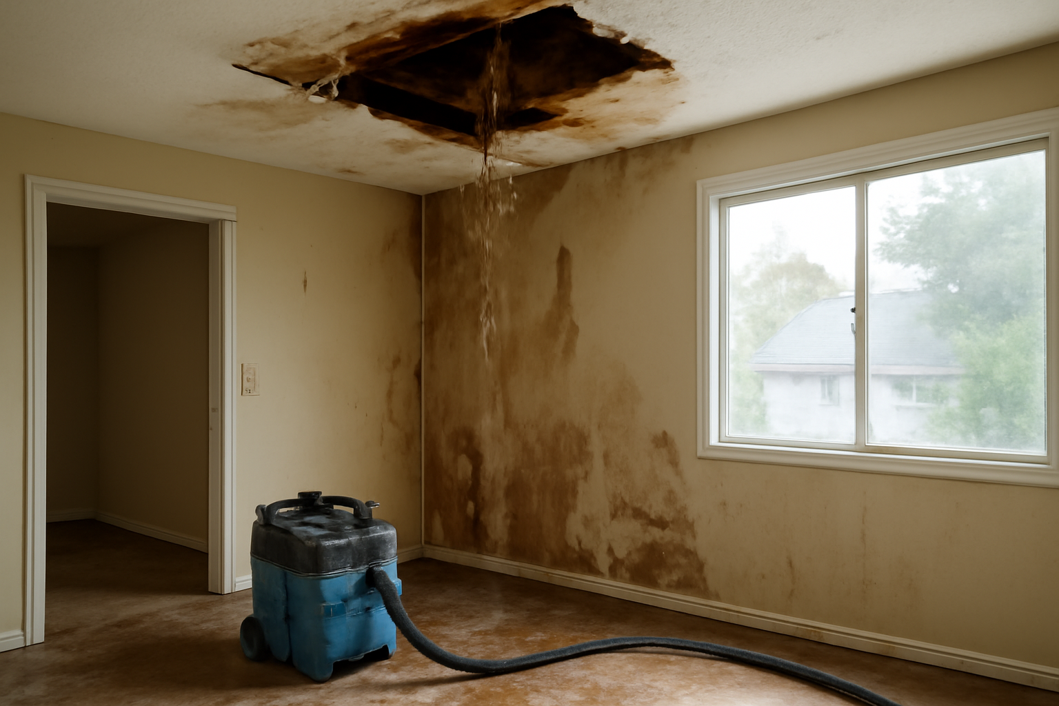 Burst Pipe Water Removal in Keller, TX
