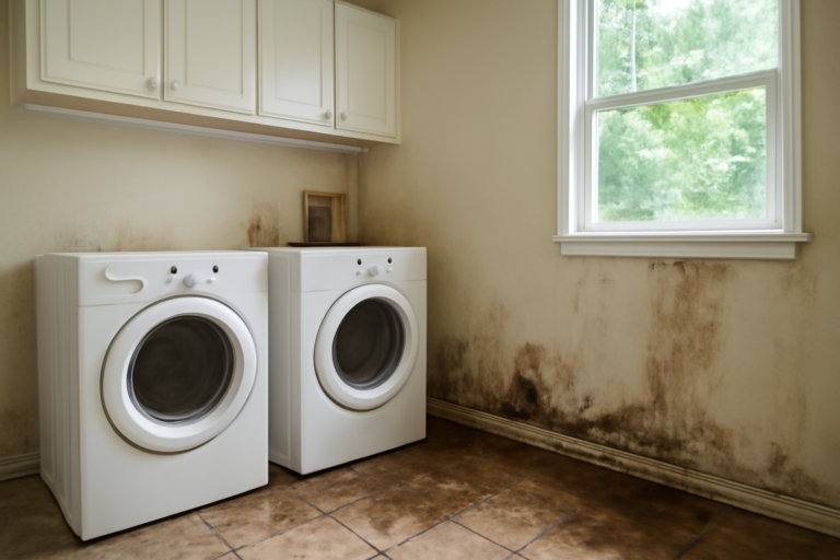 Laundry Room Water Damage Restoration