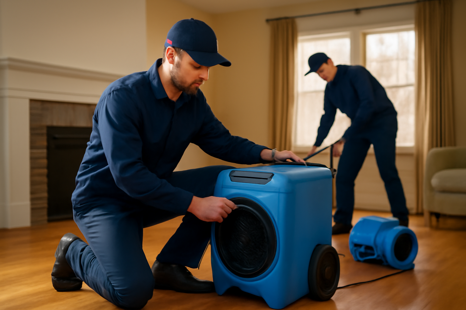 Water damage restoration service