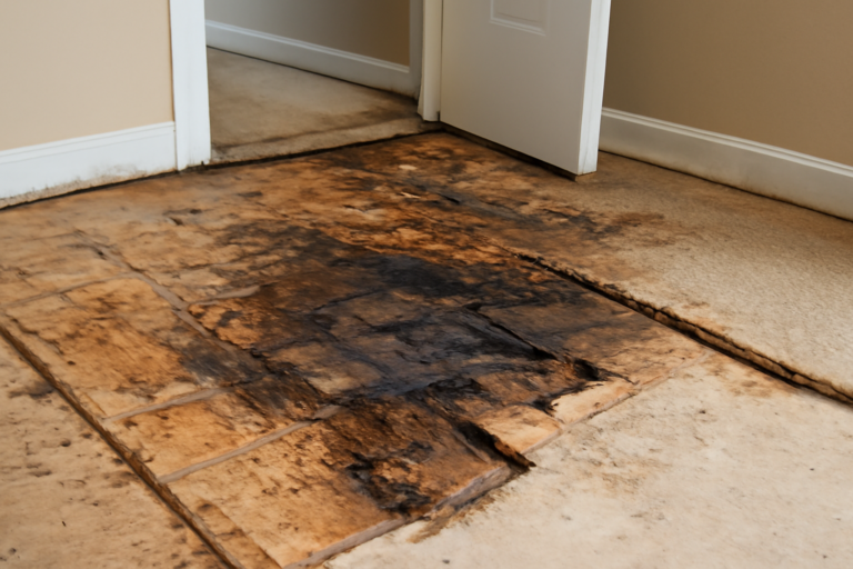 Subfloor Water Damage Repair