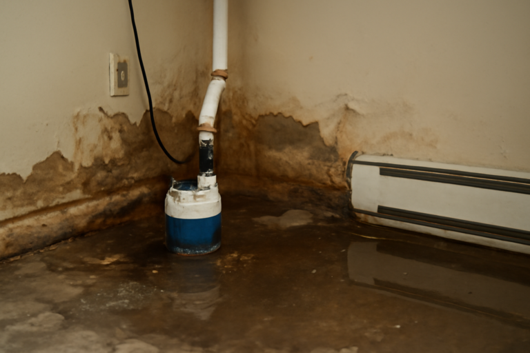 Sump Pump Failure Water Removal