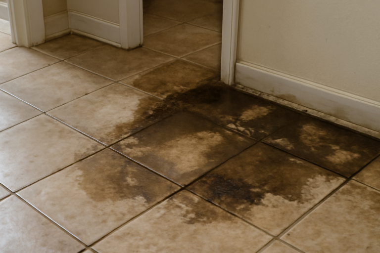 Tile Floor Water Damage Restoration