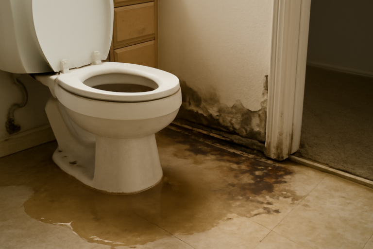 Toilet Overflow Water Removal