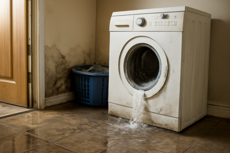 Washing Machine Overflow Water Removal